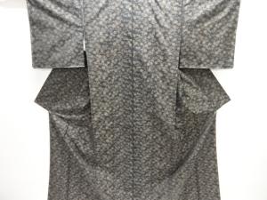 梅笹模様織出し本場泥大島紬着物